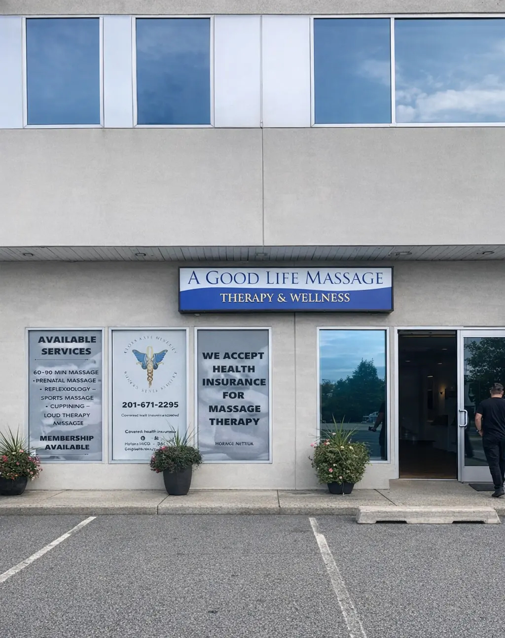 A Good Life Massage Therapy & Wellness storefront in Pompton Plains, NJ